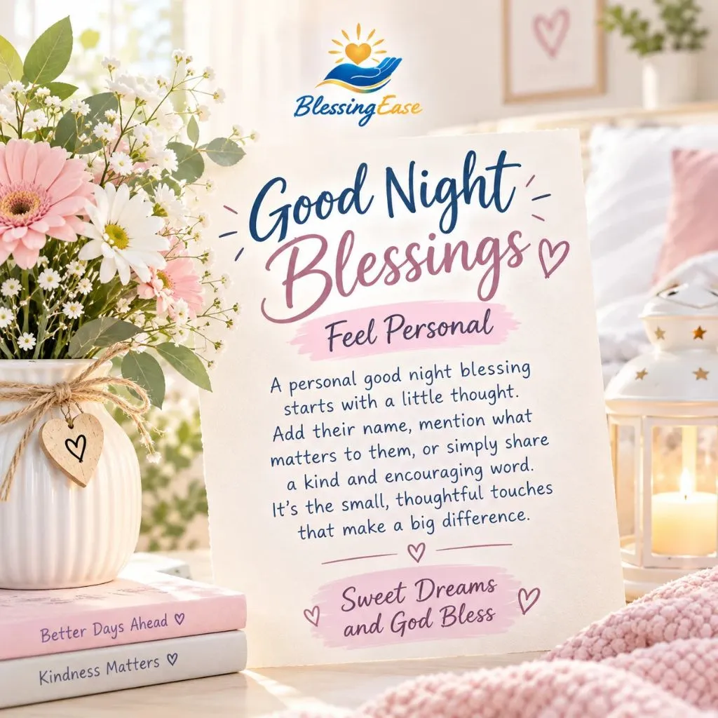 Good Night Blessing Feel Personal