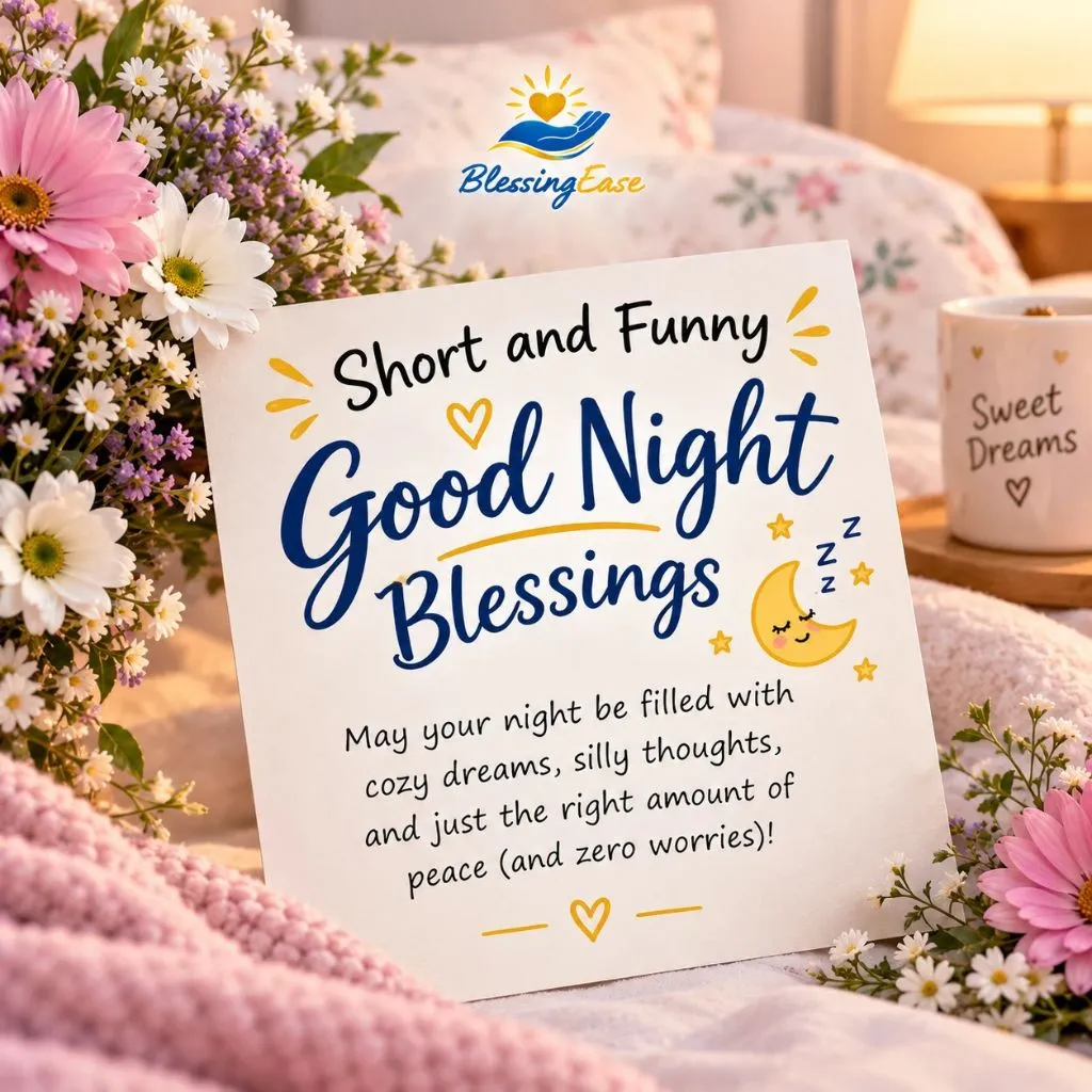 Short and Funny Good Night Blessings