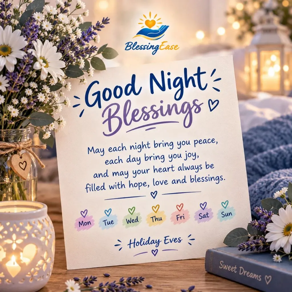 Good Night Blessings